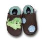 Preview: Lederpuschen Dino mit Ball